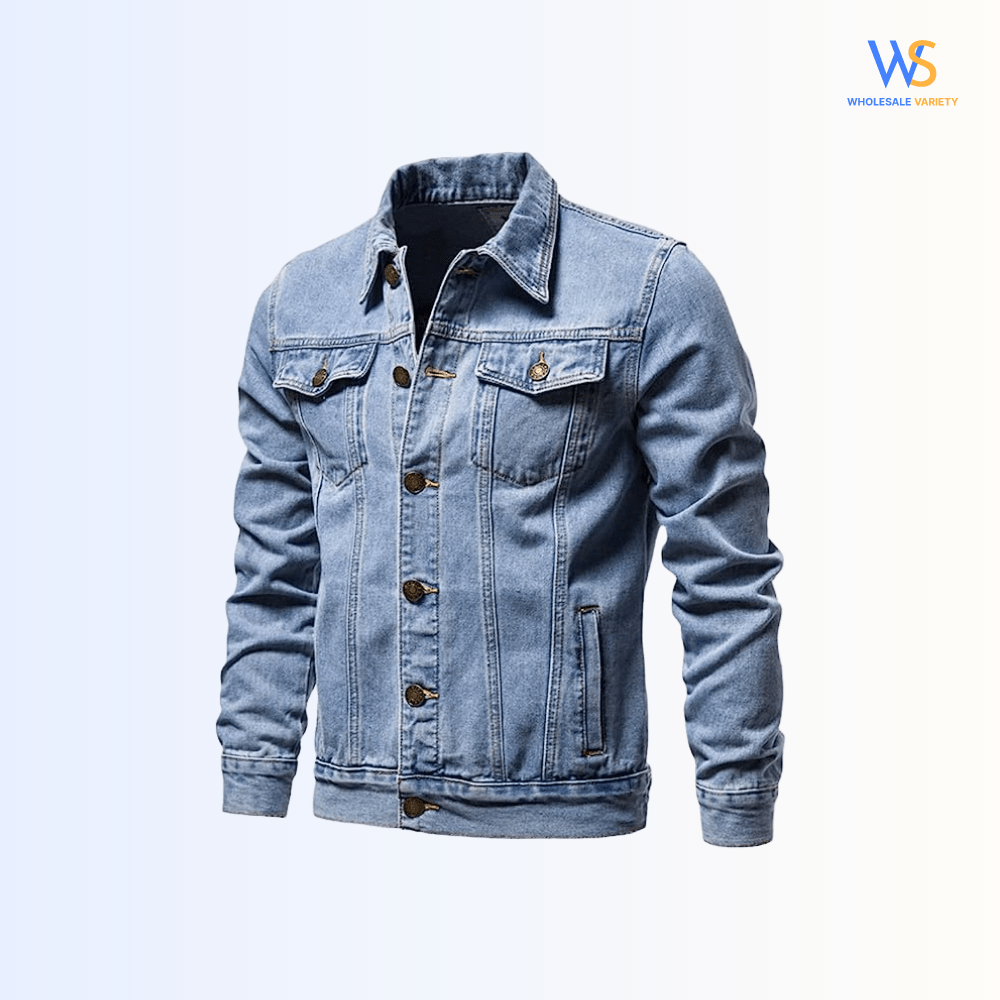 New Stylish Men Denim Jacket Wholesale Manufacturer & Exporters Textile &  Fashion Leather Clothing Goods with we have provide customization Brand  your own